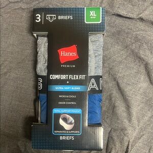 Hanes XL Men's Comfort Flex Fit Briefs